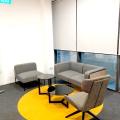 Project by Grid + Line - Paya Lebar Square | Product Seen: [Shuffle Modular Sofa, Glass x Lola Coffee Table – Small / Big & Sebastian Lounger]